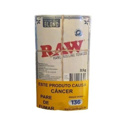 FUMO CIGARRO RAW BRIGHT LEAF BLOND 25G C/5