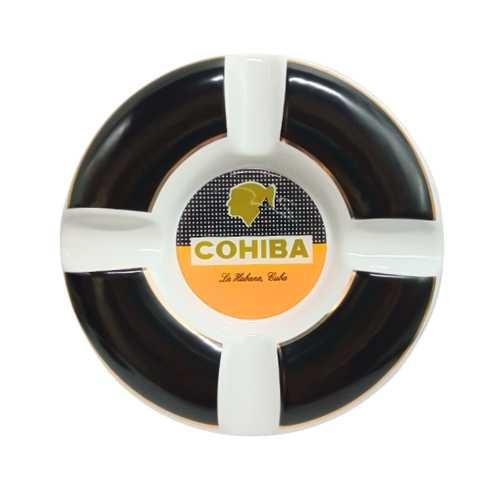 CINZEIRO PARA CHARUTO COHIBA PORCELANA REDONDO P/ 4 REF. P810