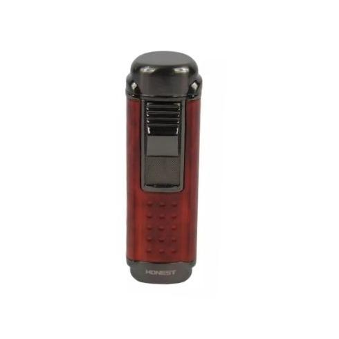 ISQUEIRO HONEST 4 CHAMAS E FURADOR DE CHARUTO REF. 10-BCZ337