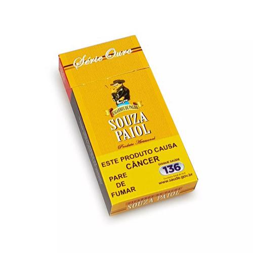 CIGARRO DE PALHA SOUZA PAIOL SERIE OURO 10X18 *